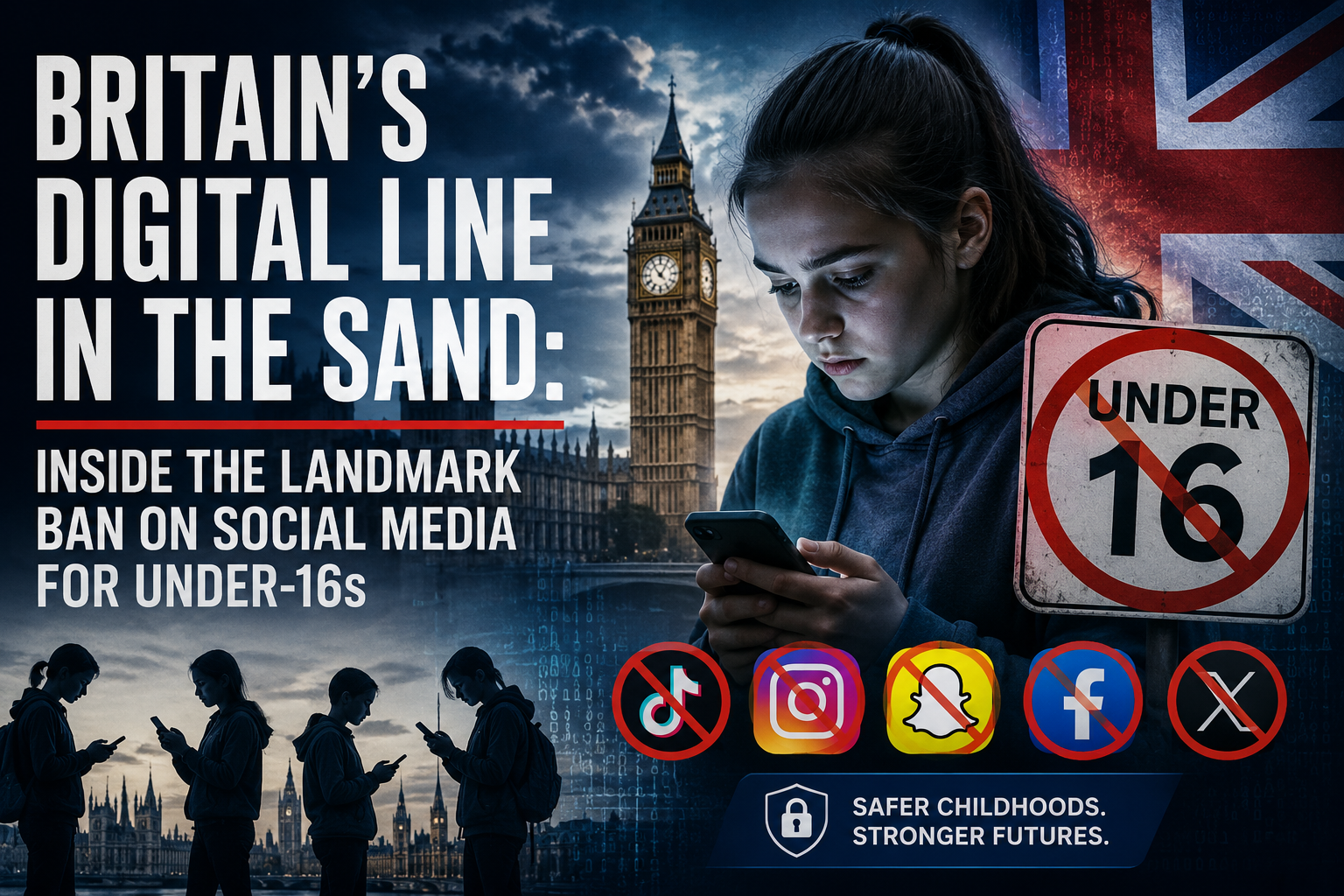 Inside the Landmark Ban of UK on Social Media for Under-16s